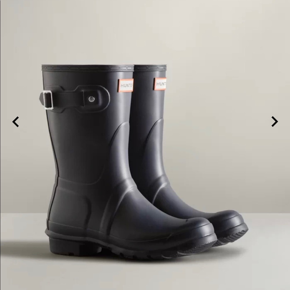 Hunter Original Short Rain Boot Navy - EUC